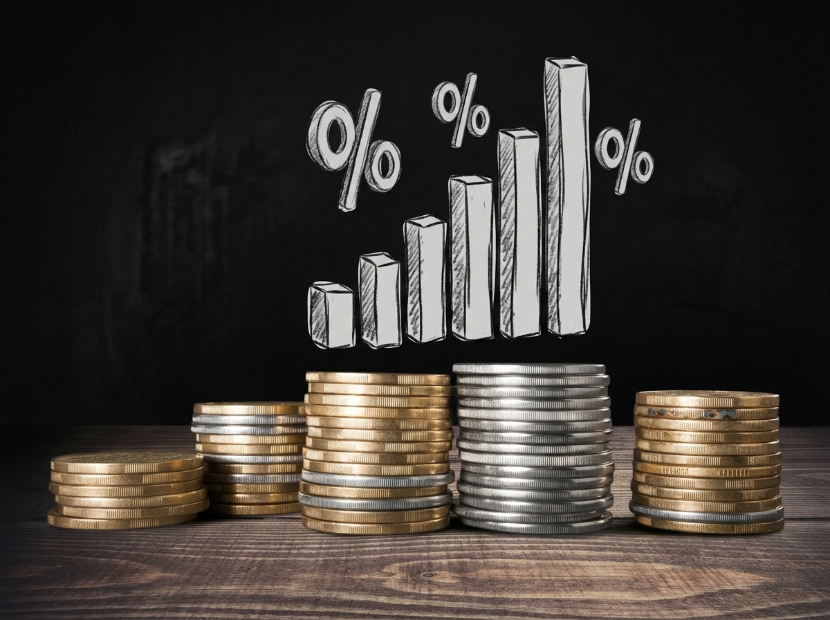 Investment growth and interest rate analytics